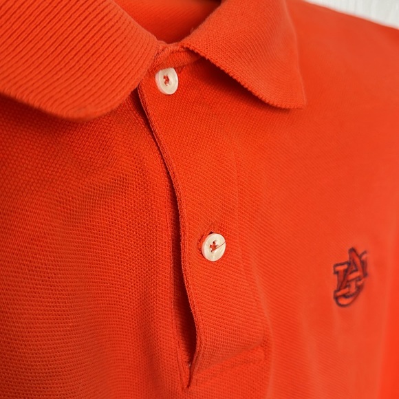 Vintage Men’s Orange Short sleeve Auburn 2 button shirt - size L - Cross Creek - Picture 4 of 8